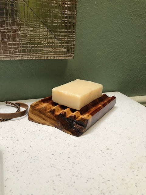 Soap Tray | Solid Wood | Texas Red Cedar
